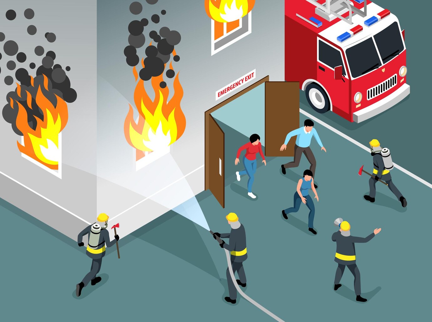 Fire Mock Drill in Hospital