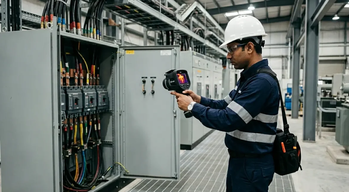 Electrical Testing and Inspection Services using thermographic inspection of industrial electrical systems
