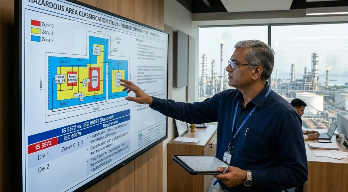 IS 5572 vs IEC 60079 for Hazardous Area Classification in India