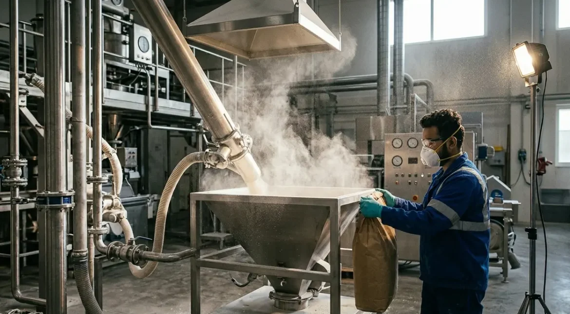 Hazardous area classification for combustible dust handling operations