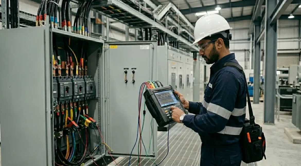 Power quality analysis of industrial electrical distribution system