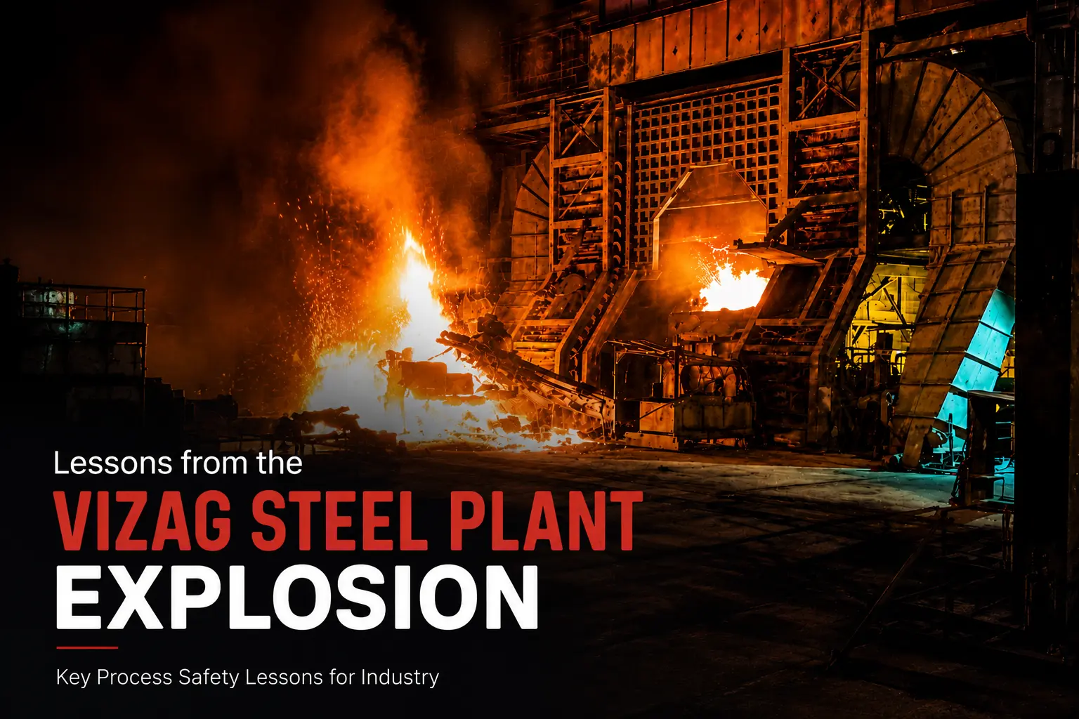 Lessons from the Vizag Steel Plant explosion highlighting key process safety lessons for industry and industrial risk management.