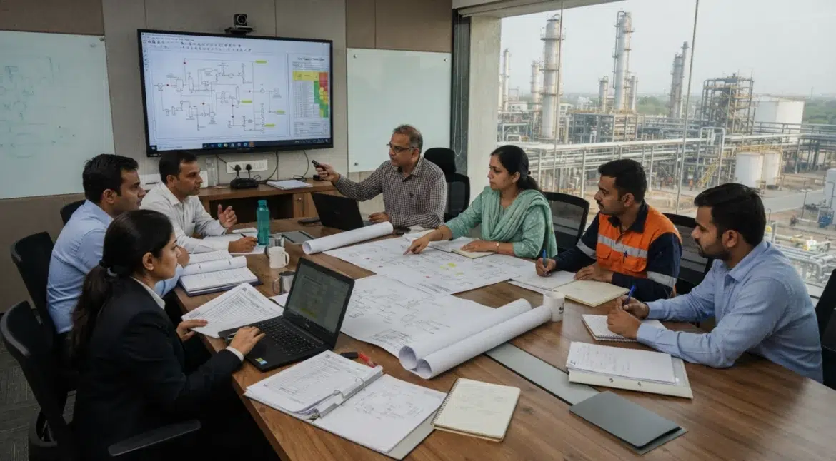 Multidisciplinary HAZID workshop for identifying process safety hazards
