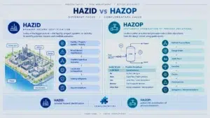 HAZID versus HAZOP comparison for process safety hazard identification