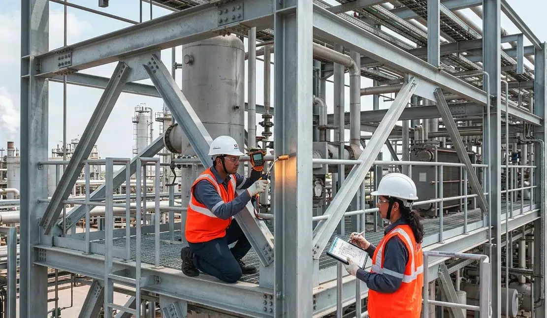 Structural safety assessment of an industrial facility