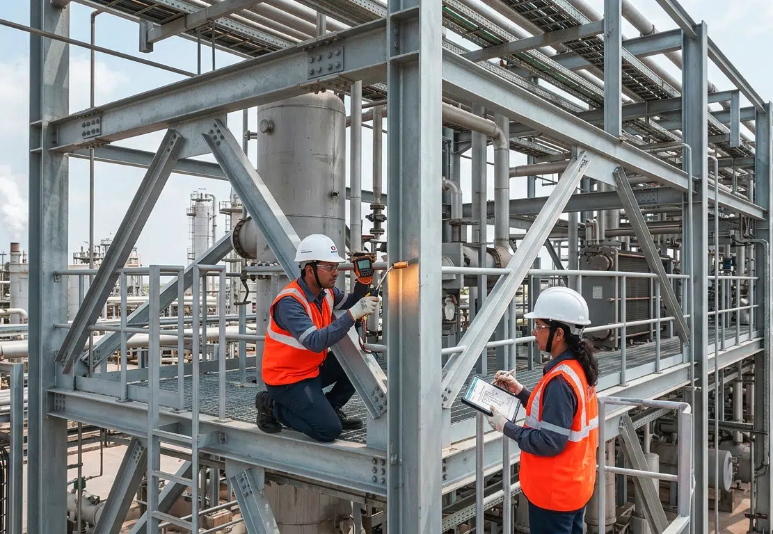 Structural safety assessment of an industrial facility