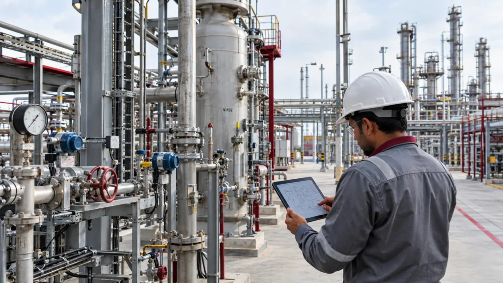 As-built P&ID engineering for an existing process facility