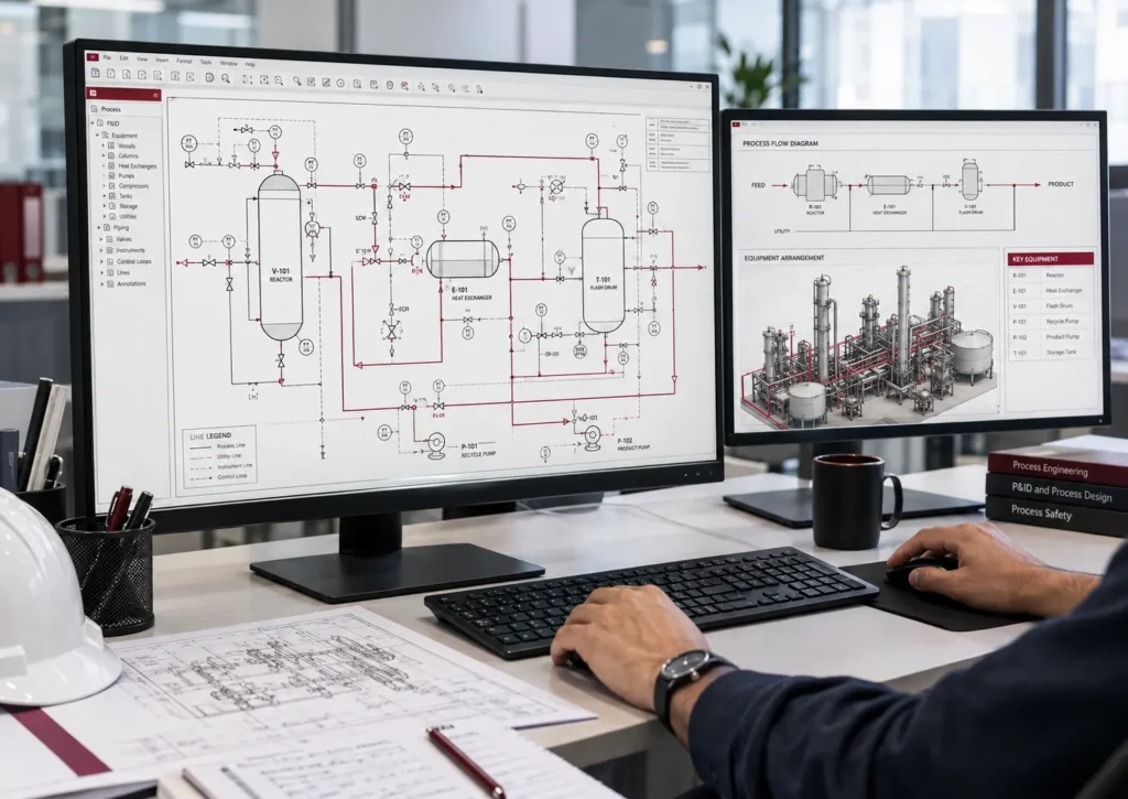 ID development for process plant engineering