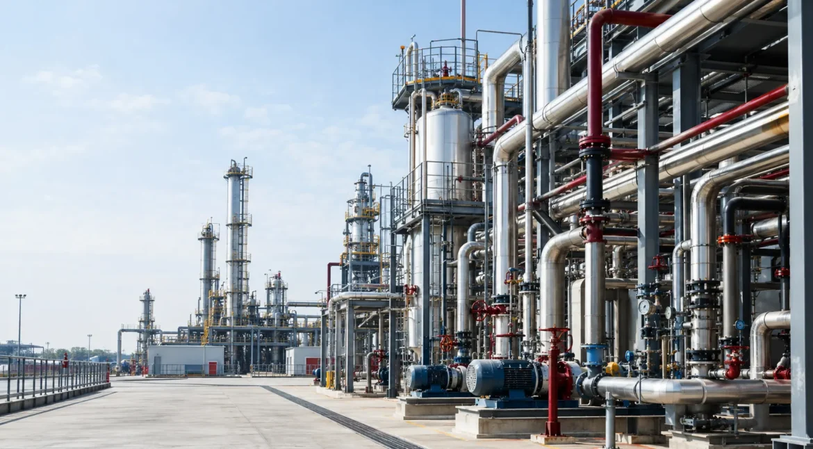Piping layout engineering for an industrial process plant