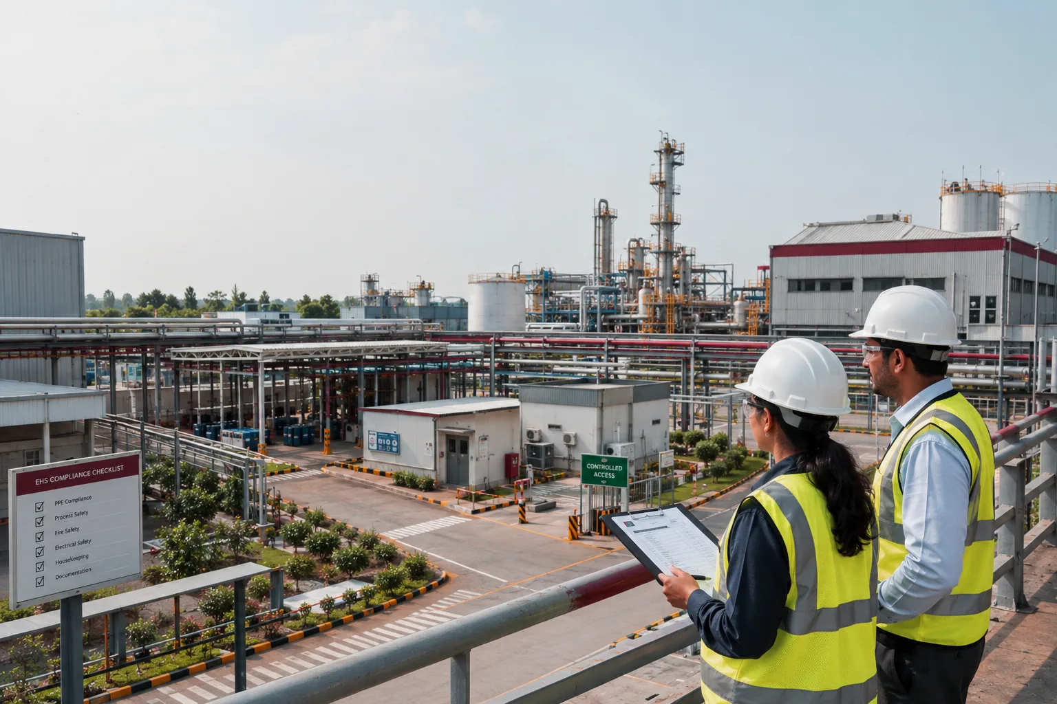 State-Wise OSHWC Rules 2026 factory compliance assessment in an Indian industrial facility