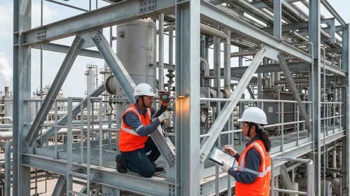 Structural safety assessment of an industrial facility